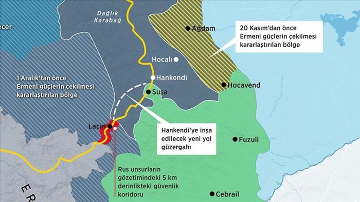 Ermenistan'a Laçın'ı terk etmesi için verilen süre bugün doluyor