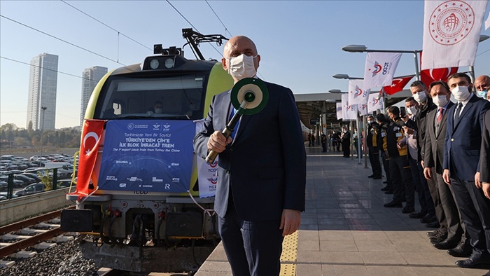 Bakan Karaismailoğlu: Çin ihracat treni Çerkezköy'den Xi'an'a kesintisiz yolculuğunu tamamladı