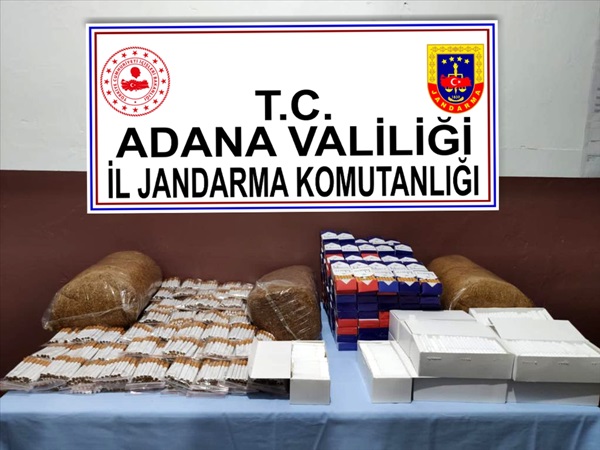 Adana'da 442 kilogram gümrük kaçağı tütün ele geçirildi