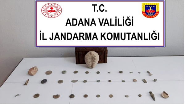 Adana’da tarihi eser kaçakçılığı yapan 2 kişi yakalandı  