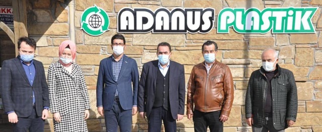 Adana Milletvekili Doğru, Adanus Plastik fabrikasını ziyaret etti