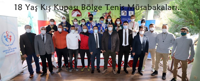 18 Yaş Kış Kupası Bölge Tenis Müsabakaları Sona Erdi