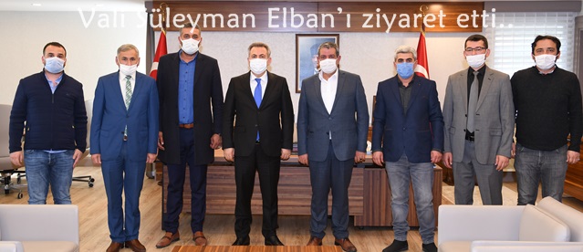 Adana Sürücü Kursları Derneği Vali Elban’ı Ziyaret Etti