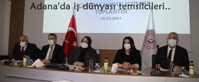 Bakan Zümrüt Selçuk, Adana'da iş dünyası temsilcileriyle bir araya geldi.