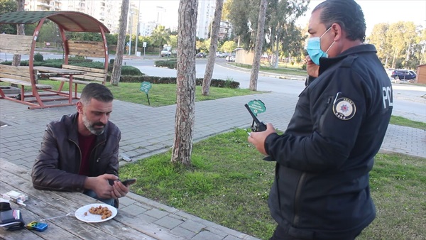 Maske takmayan kişiye para cezası