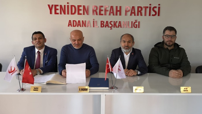 Yeniden Refah Partisi Adana İl Başkanı Baysal: ‘Dünden bugünü anlatan Erbakan’