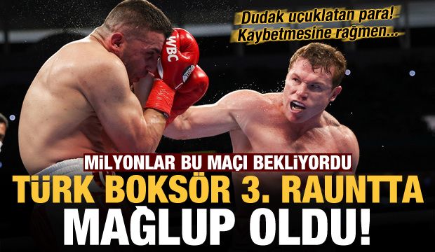 Avni Yıldırım, Meksikalı Canelo Alvarez'e 3. rauntta nakavt oldu