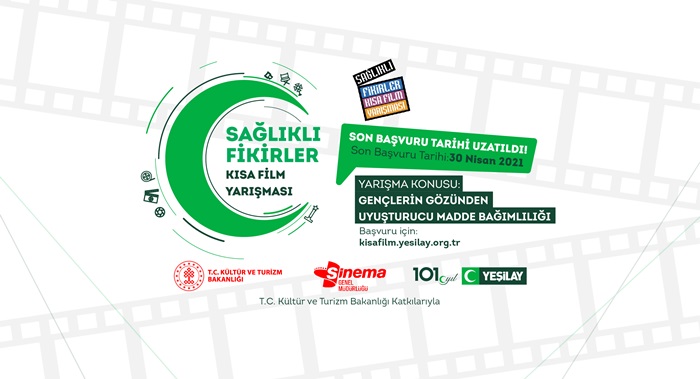 Yeşilay’ın Sağlıklı Fikirler Kısa Film Yarışması’nın son başvuru tarihi 30 Nisan’a uzatıldı