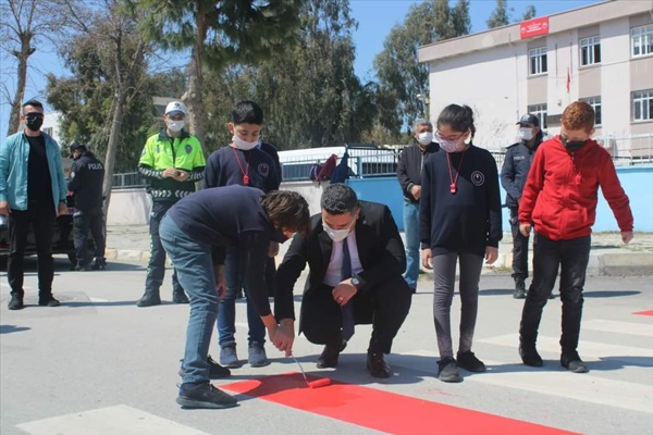 Yumurtalık’ta "Yaya Önceliği Kırmızı Çizgimizdir" etkinliği düzenlendi