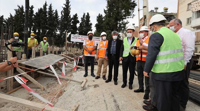 Yüreğir'de anaokulu temeli atıldı