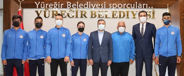 Başarılı sporculardan Başkan Kocaispir'e ziyaret