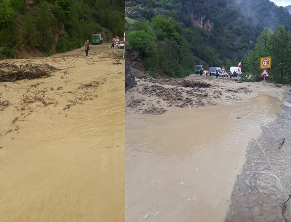 Feke Saimbeyli kara yolu trafiğe açıldı