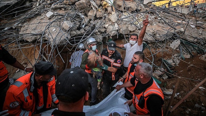 BM: İsrail'in Gazze'ye saldırıları sonucu en az 75 bin Filistinli yerinden edildi