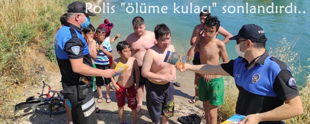 Polis çocukları "ölüme kulacı" için uyardı..