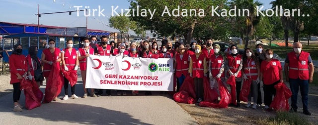 Türk Kızılay Adana Kadın Kolları'ndan “Geri Kazanıyoruz Şenlendirme Projesine” destek..