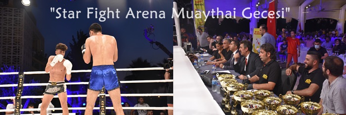 Adana'da "Star Fight Arena Muaythai Gecesi" düzenlendi.