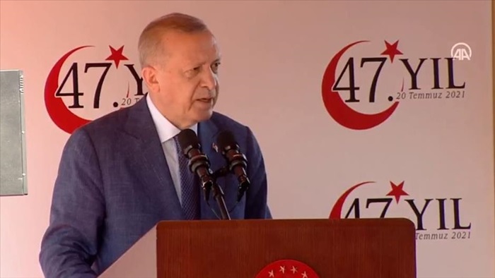 Cumhurbaşkanı Erdoğan: Kıbrıs konusunda haklıyız, sonuna kadar hakkımızı savunacağız