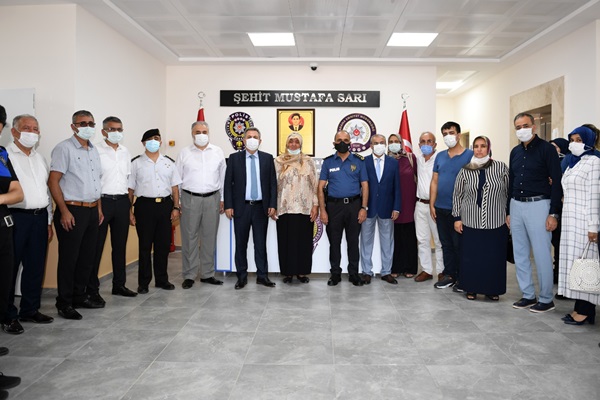 Vali Elban Yapımı Tamamlanan Şehit Mustafa Sarı Polis Merkezi Amirliğinde İncelemelerde Bulundu