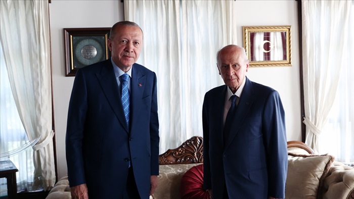 Cumhurbaşkanı Erdoğan, MHP Genel Başkanı Bahçeli'yi ziyaret ediyor