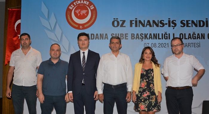 Öz Finans İş Sendikası Genel Başkanı Eroğlu, Adana'da olağan genel kurula katıldı