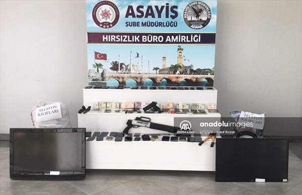 Adana'daki hırsızlık şüphelilerine yönelik soruşturmada 50 zanlı yakalandı