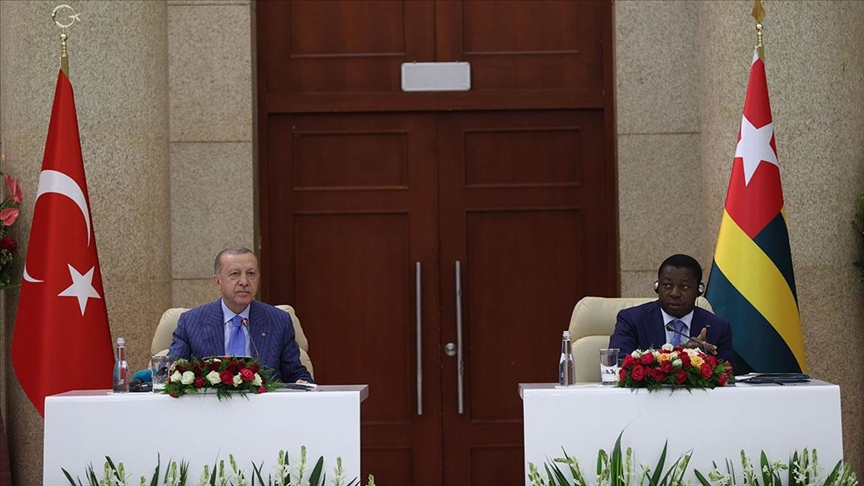 Cumhurbaşkanı Erdoğan: Togo'nun FETÖ ile mücadelemiz bağlamında verdiği destek takdire şayandır.