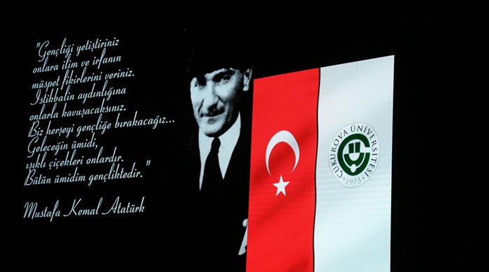 ÇÜ'de Büyük Önder Mustafa Kemal Atatürk anıldı