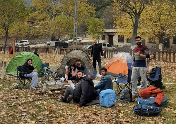 Adana'daki Belemedik Tabiat Parkı'nda sonbahar renkleri hakim oldu