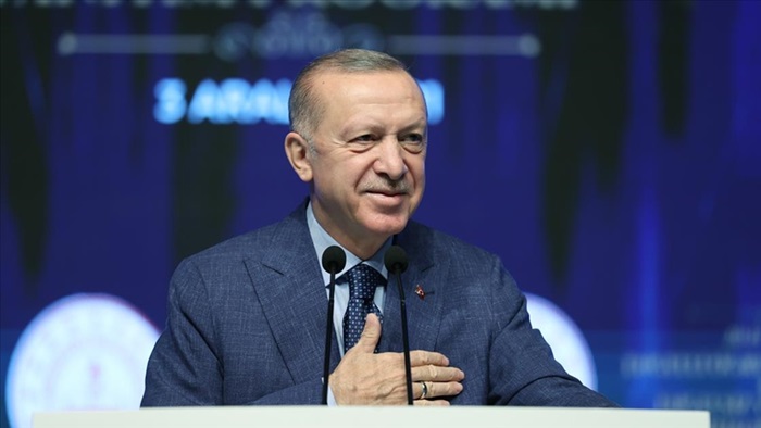 Cumhurbaşkanı Erdoğan: Kültür sanat birikimimize sahip çıkıp daha ileriye taşıyacağız