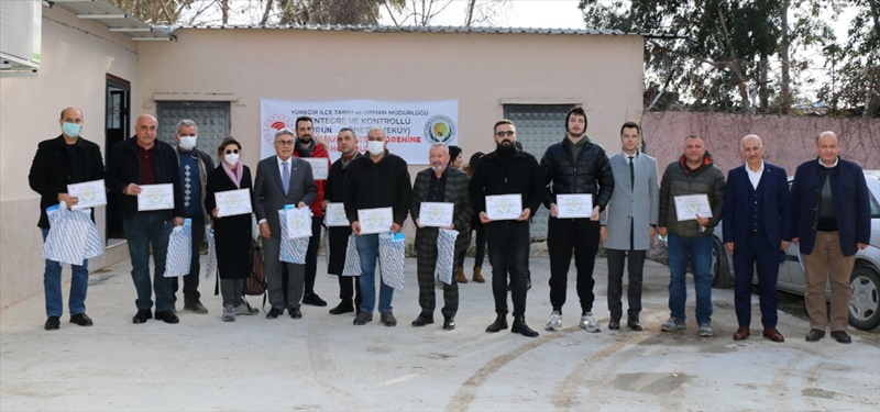 Adana'da EKÜY Projesine dahil olan 19 üreticiye sertifika verildi