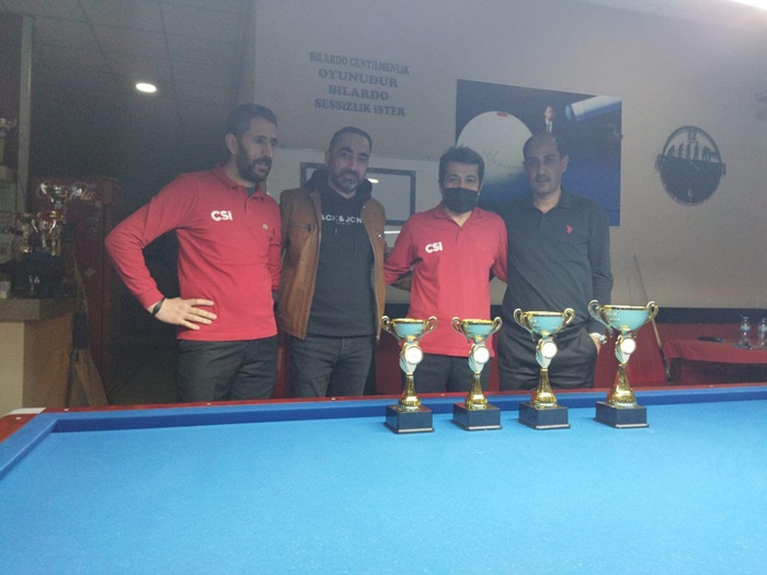 Bilardo Adana İl Birincisi Mahmut Özdemir oldu