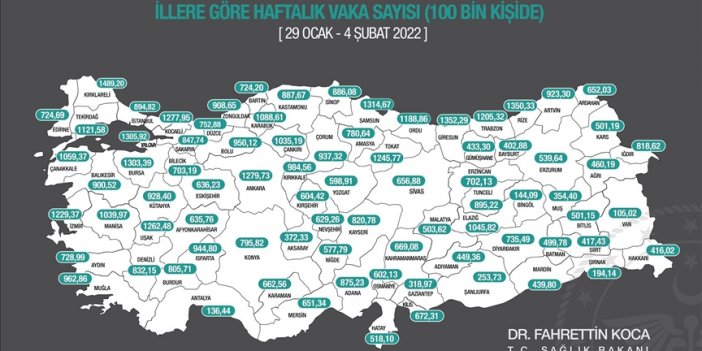 Kovid-19 vakaları üç büyükşehirde arttı