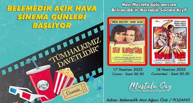 Pozantı'da "Açık Hava Sinema Günleri" başlıyor