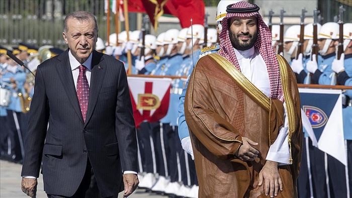 Cumhurbaşkanı Erdoğan, Suudi Arabistan Veliaht Prensi Selman'ı resmi törenle karşıladı