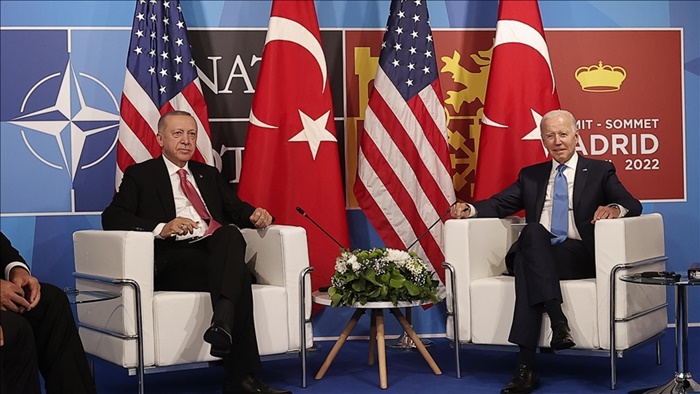 Cumhurbaşkanı Erdoğan, ABD Başkanı Biden ile görüştü