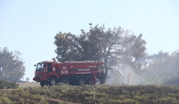 Adana'da çıkan orman yangını kontrol altına alındı