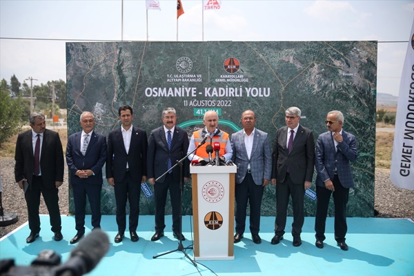 Ulaştırma ve Altyapı Bakanı Adil Karaismailoğlu, Osmaniye'de