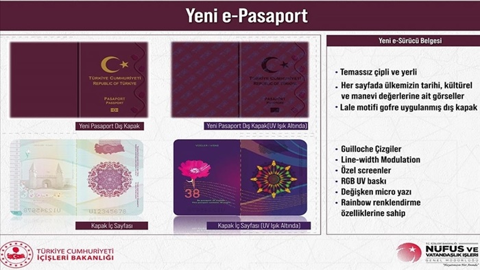 Yerli ve milli pasaportun üretimi 25 Ağustos'ta başlıyor