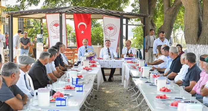 Vali Elban, Sarıçam'da muhtarlar ve vatandaşlarla buluştu