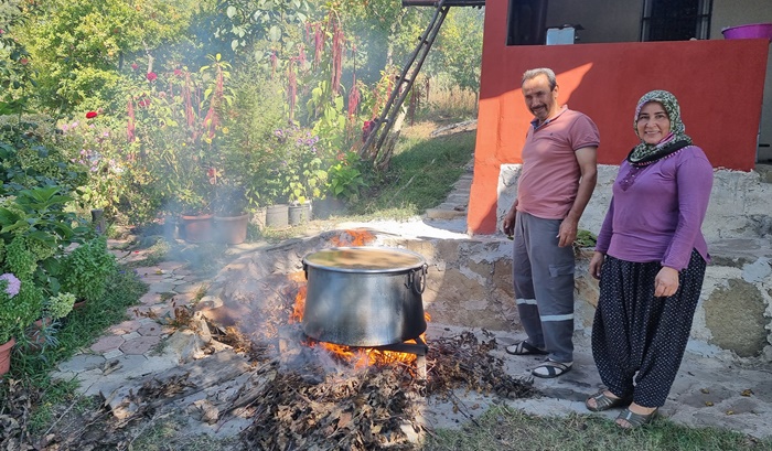 Üzümün meşakkatli pekmez yolculuğu başladı