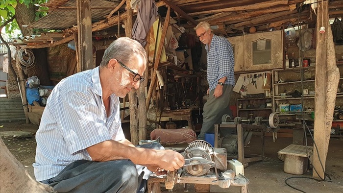 Osmaniyeli el yapımı bıçak ustası mesleğini 60 yıldır sürdürüyor