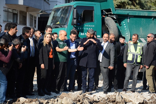 Bakan Kirişci Antalya'da dere ıslah çalışmalarının bir an önce bitirilmesini istedi: