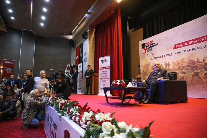 Tarihçi Prof. Dr. Ortaylı, Mersin'de konferans verdi