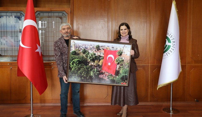Selim Elçi: Mehmet Yürekli, Rektör Tuncel’i ziyaret etti