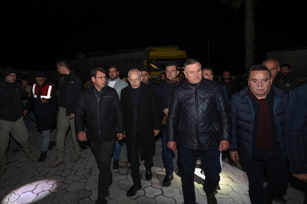 CHP Genel Başkanı Kılıçdaroğlu, Hatay'da