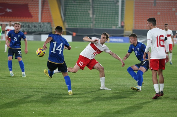 Ümit Milli Futbol Takımı, Kosova'yı hazırlık maçında 4-2 mağlup etti