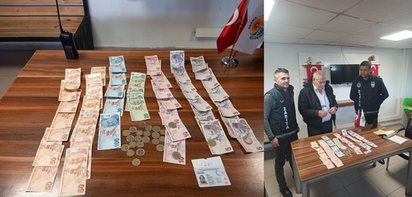 Adana'da 3 saat dilenen şahsın üzerinden bin 385 lira çıktı