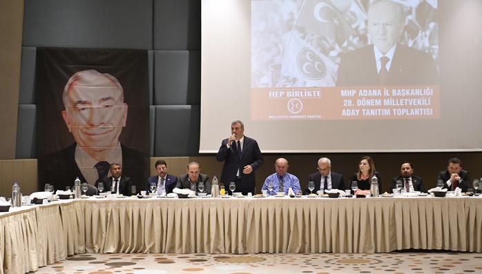 MHP Adana İl Başkanı Kanlı: “Başbuğ Türkeş’in gerçek evlatları burada!”