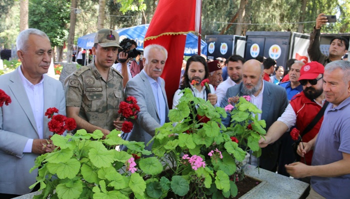 Milli Mücadele Kahramanı Şehit Kaymakam Saim Bey, kabri başında anıldı