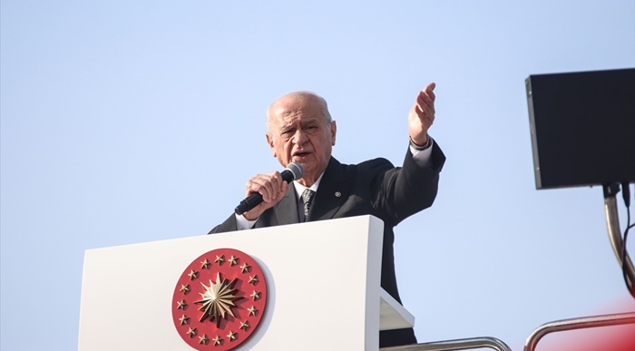 MHP Genel Başkanı Bahçeli: "Sayın Recep Tayyip Erdoğan'a elinize aldığınız mühürle Recep, Recep, Recep deyiniz."